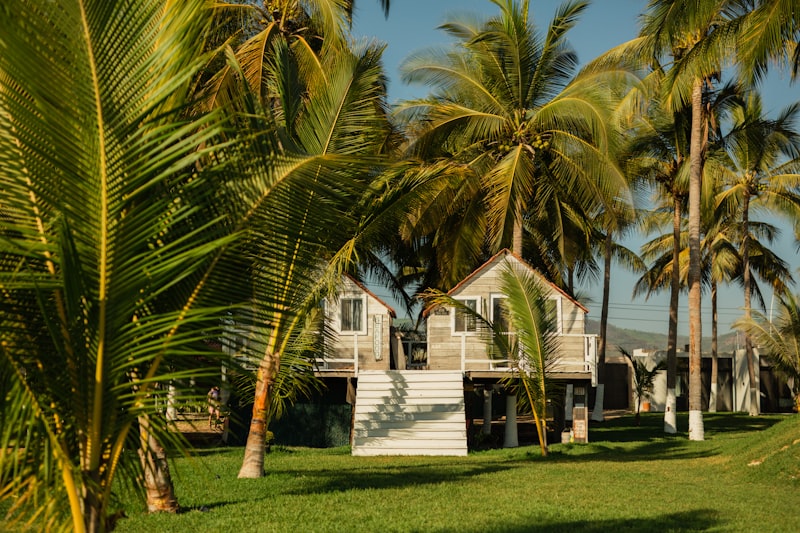 Tropical ocean view home